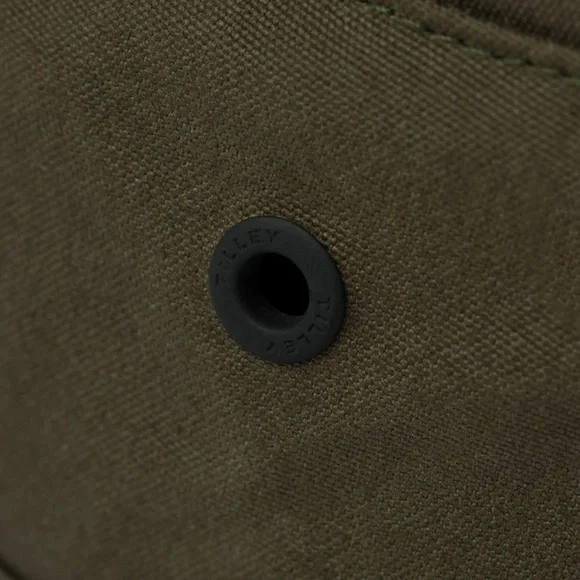 New TILLEY Waxed Cotton Bucket Hat - Green Mens Sz M UPF50+ sun protection